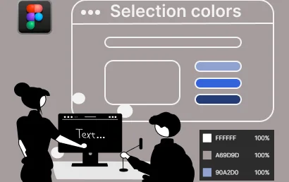 Selection colors в Figma