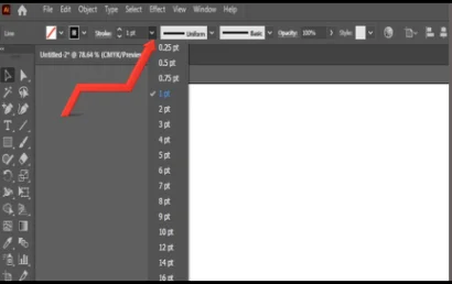 Обводка в Adobe Illustrator