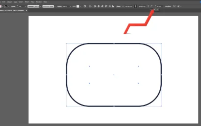 Скругление углов в Adobe Illustrator