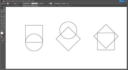 Shaper tool and Shape Builder Tool in Adobe Illustrator