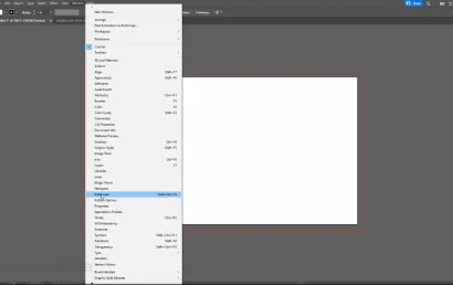 toolbars in adobe illustrator