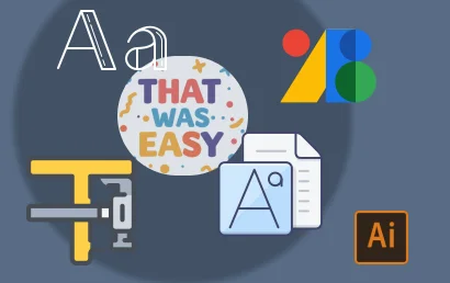 Fonts in Adobe Illustrator