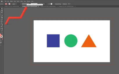Работа с артбордом в Adobe Illustrator